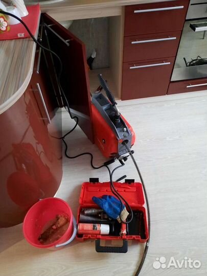 Прочистка канализационной трубы