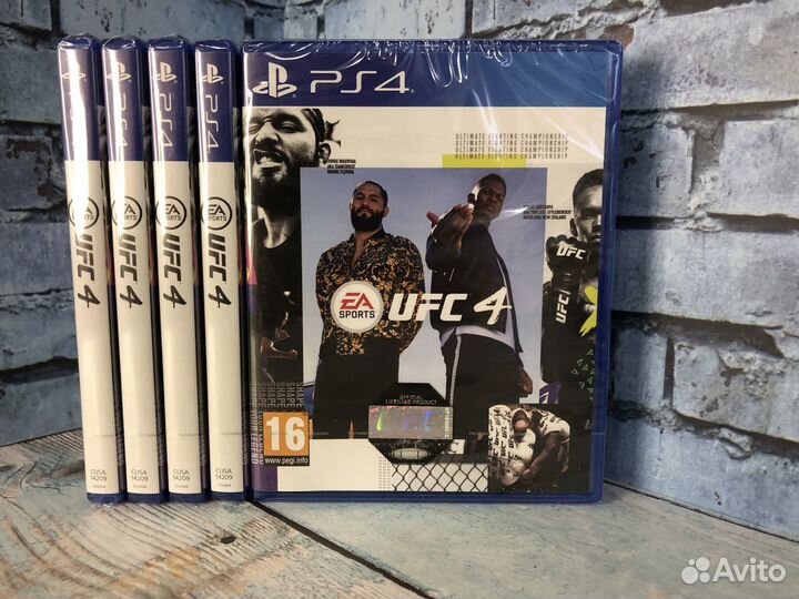 UFC 4 PS4 диск