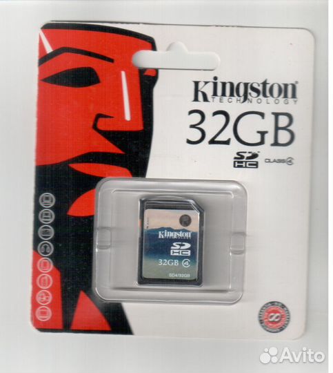Карта памяти SD Kingston 32 Gb Class 4 Япония