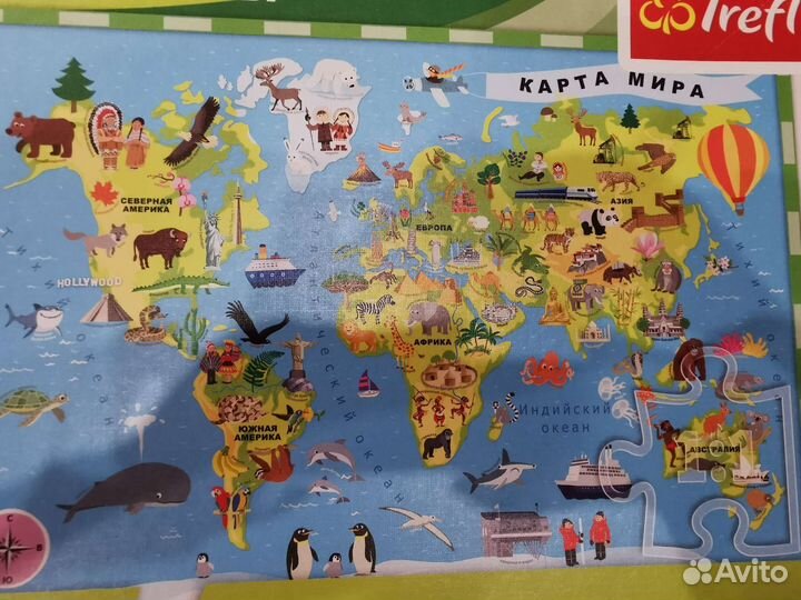 Пазл trefl 100 деталей