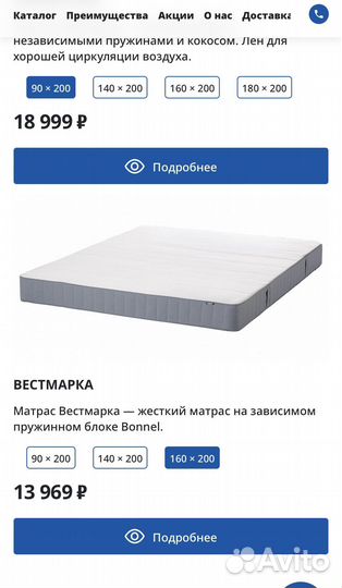 Кровать IKEA 160 200
