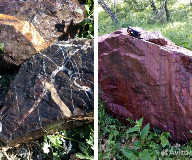 Плитняк, природный камень, крошка