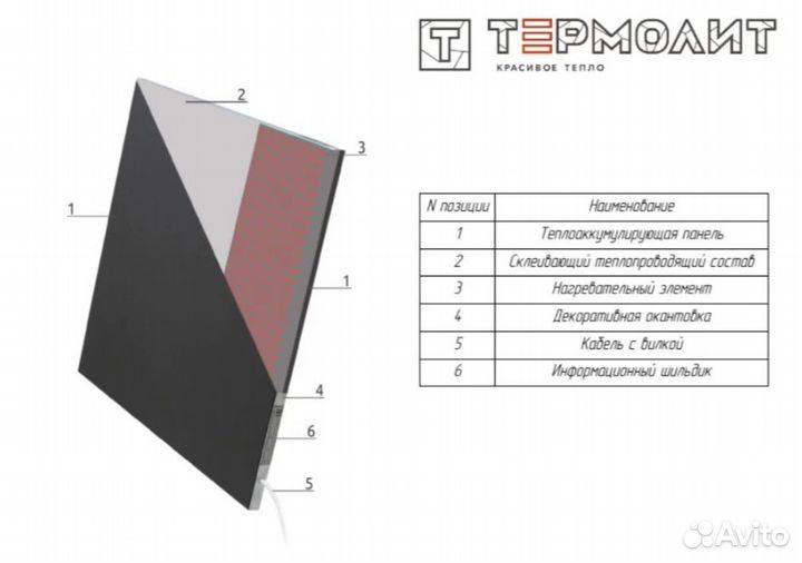Керамический обогреватель Теплэко Т-300 Эко