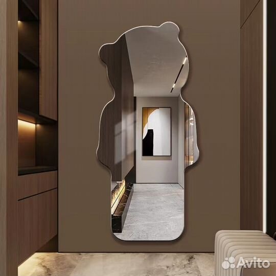 Зеркало настенное фигурное Мишка