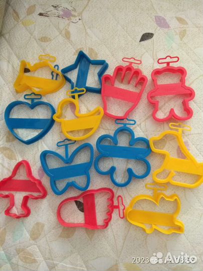 Формочки с ручкой для печенья,полимерной глин