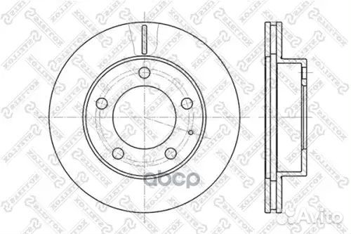 Диск торм. пер. Mazda 626/MX-6/Xedos 6 1 перед