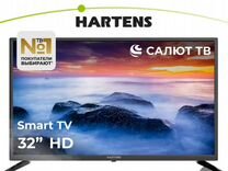 Телевизор SMART TV Hartens 32HDR06b(�Салют Тв) 81см