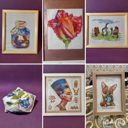 Вышивка крестом, игольницы, детские метрики