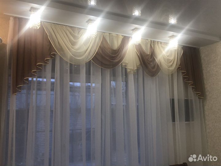 Ламбрекен 3 штуки новые не вешались