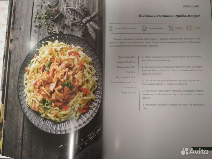 Новая кулинарная книга блюд из индейки