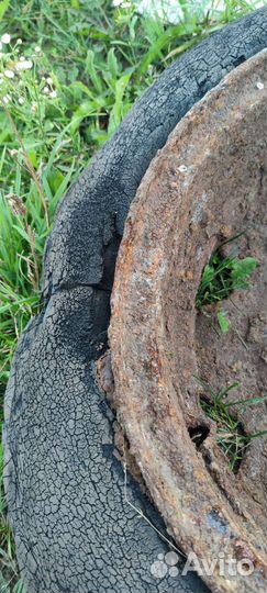 Диск от немецкого грузовика времён ВОВ