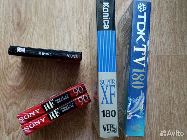 Кассеты новые, запечатанные