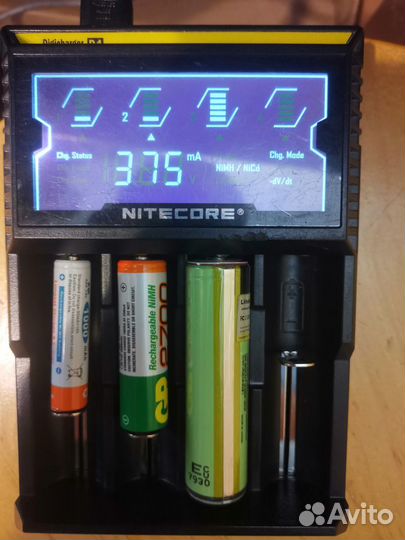 Зарядное устройство nitecore D4 18650/16340 на 4