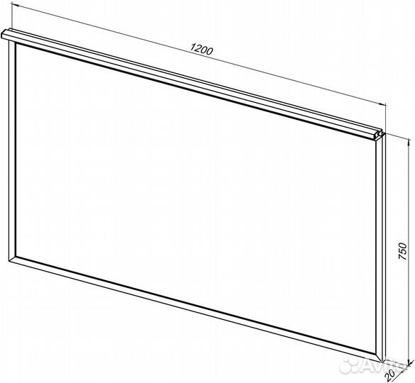 Зеркало Allen Brau 120 1.31018.bb Черное