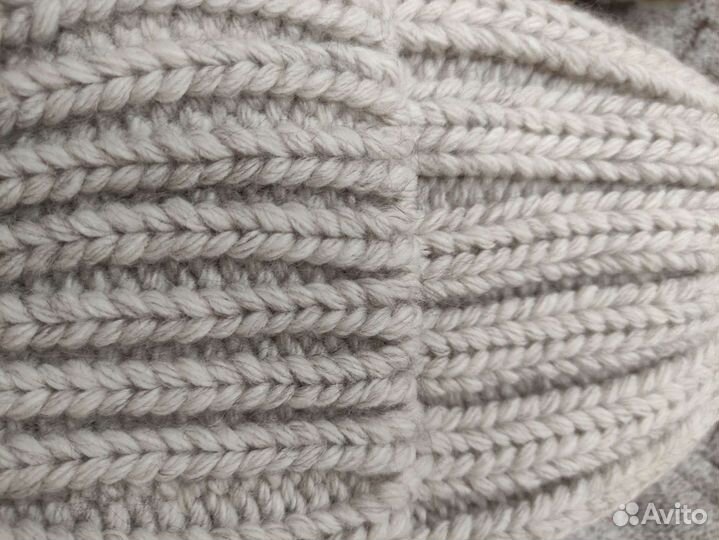 Новые шапка со снудом с флисом ог 52-58