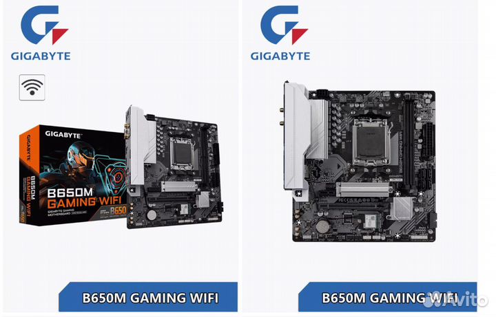 Игровая мат.плата gigabyte B650M gaming wifi AM5 Н