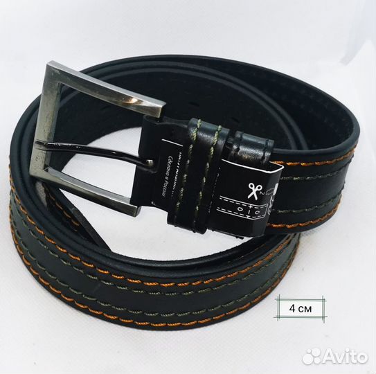 Мужской кожаный ремень