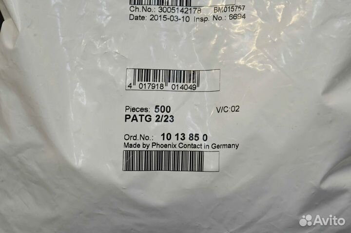 Phoenix contact 1013850 новые, 250 шт