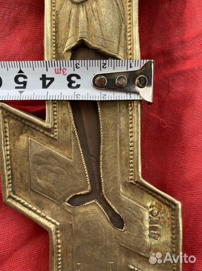 Напрестольный крест 1829 год серебро 84 проба