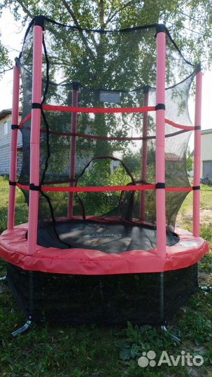 Батут Actiwell 140 с защитной сеткой