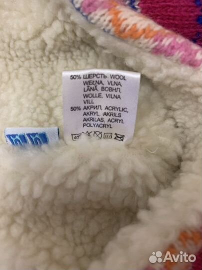 Комплект шапка и шарф для девочки 46-50