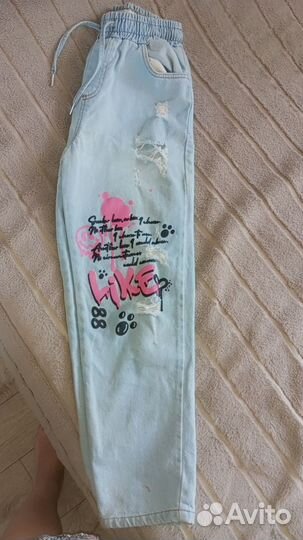 Джинсы для девочки 152