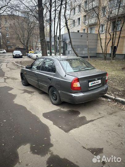 Hyundai Accent 1.5 МТ, 2002, 181 000 км