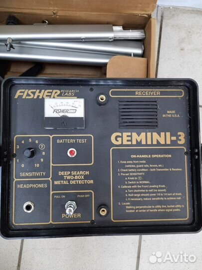 Металлоискатель Fisher Gemini 3 (28)