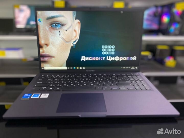 New Ноутбук Asus/Core i3-1115G4/DDR4-8Gb/SSD-256Gb