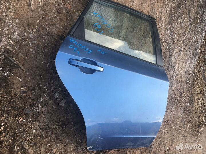 Дверь задняя правая субару импреза g12 хетчбек