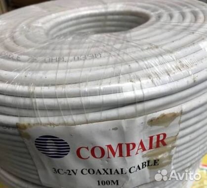 Коаксиальный кабель 3C-2V. Бухта 100м