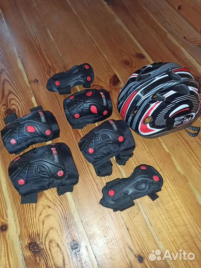 Шлем fila + защита ребенка