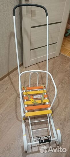 Санки детские с матрасом