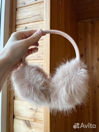 Меховые наушники (h&m)