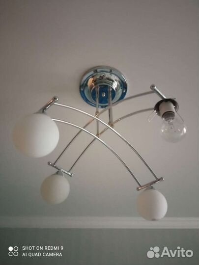 Люстра потолочная бу