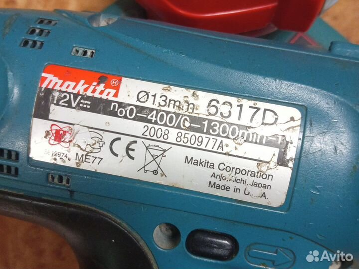 Шуруповерт makita 12v бу