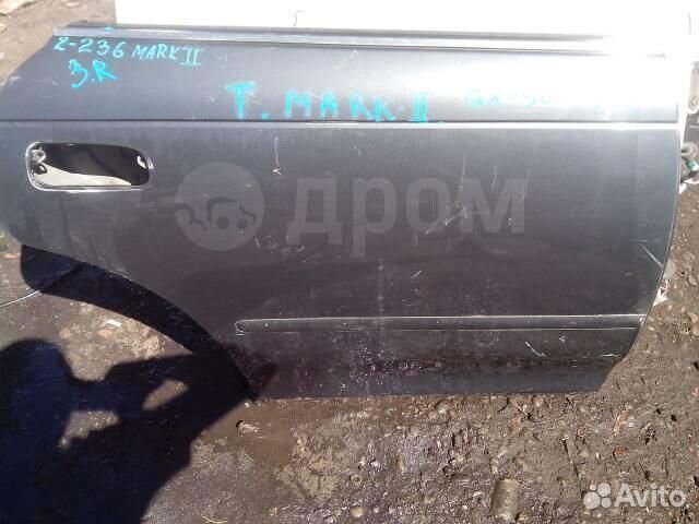 Дверь RR toyota mark 2 GX90