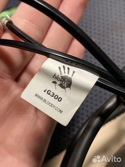 Игровые наушники bloody g300