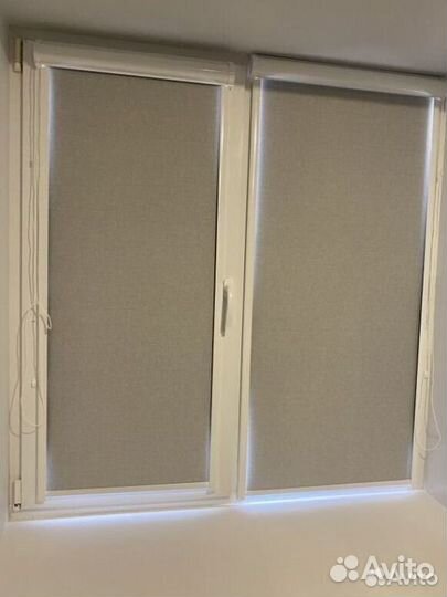 Рулонные шторы блэкаут в коробе ршк-3455