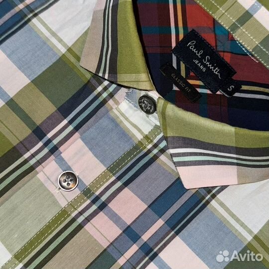 Рубашка Paul Smith Madras Check, оригинал