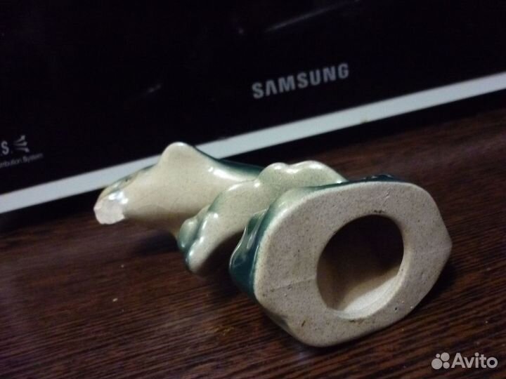 Фигурка Дельфин, СССР керамика, б/у, 10 см