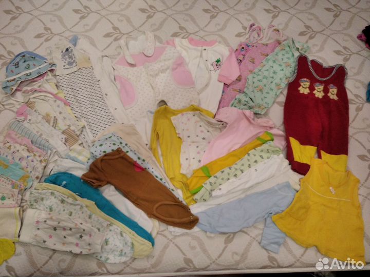 Вещи пакетом на девочку с рождения до 3 мес