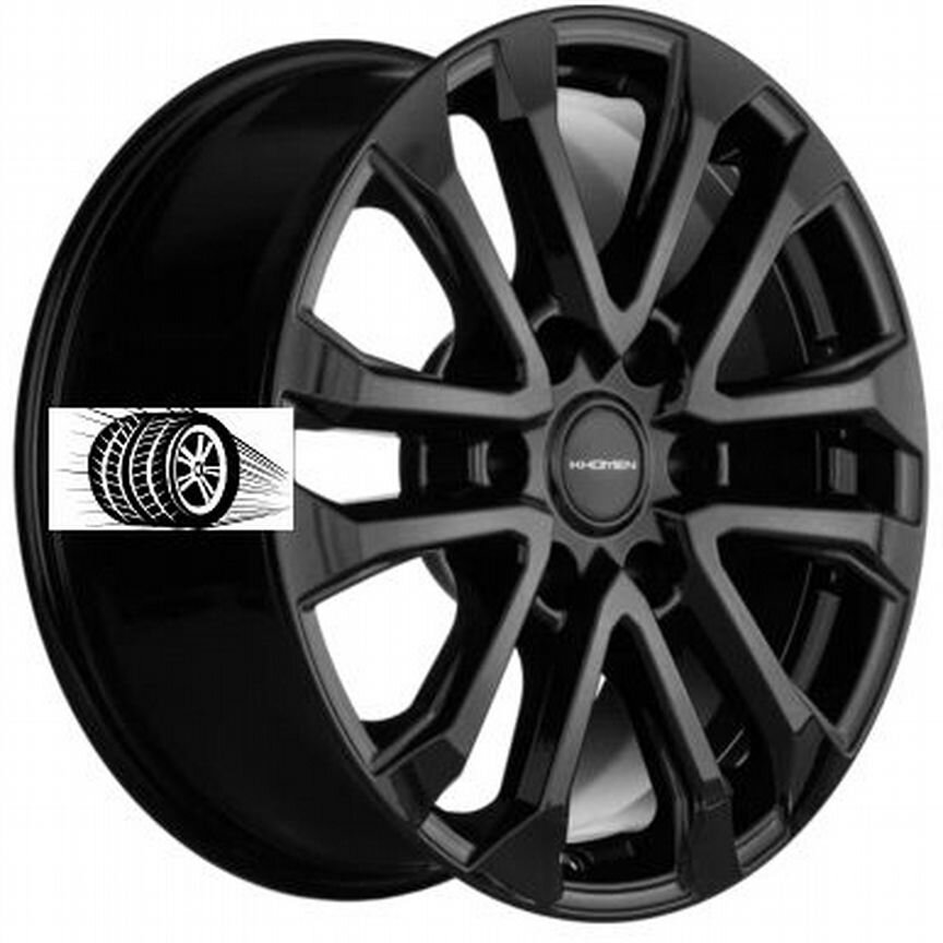 Литые диски Khomen Wheels 7.5×R18 6×139.7