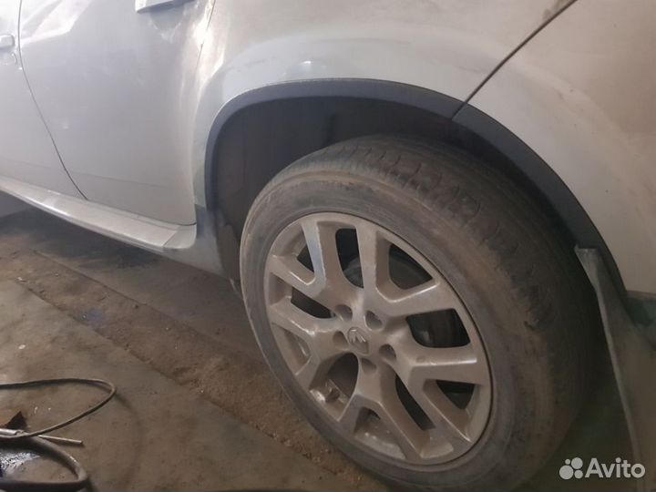 Защитные накладки на арки Рено Дастер