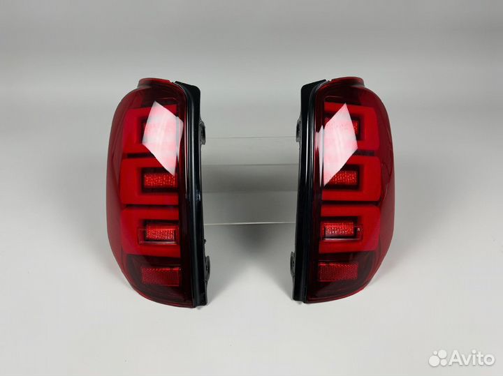 Стопы Mitsubishi L200 06-13г Тюнинг Красные U2485