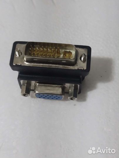 Переходник dvi на vga 90 градусов