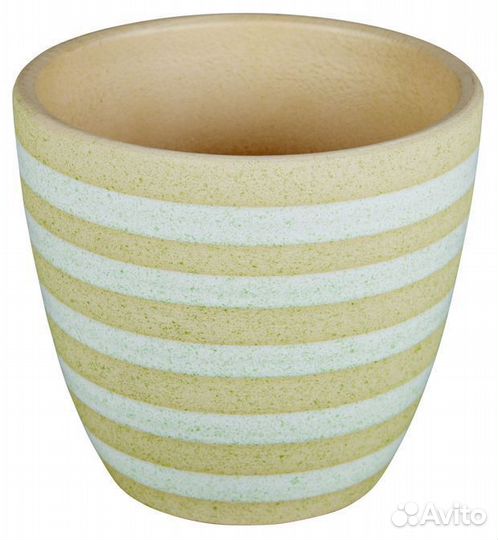 Горшок керамический светло-зеленый, d 12