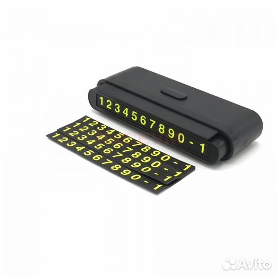 Табличка с номером телефона для автомобиля