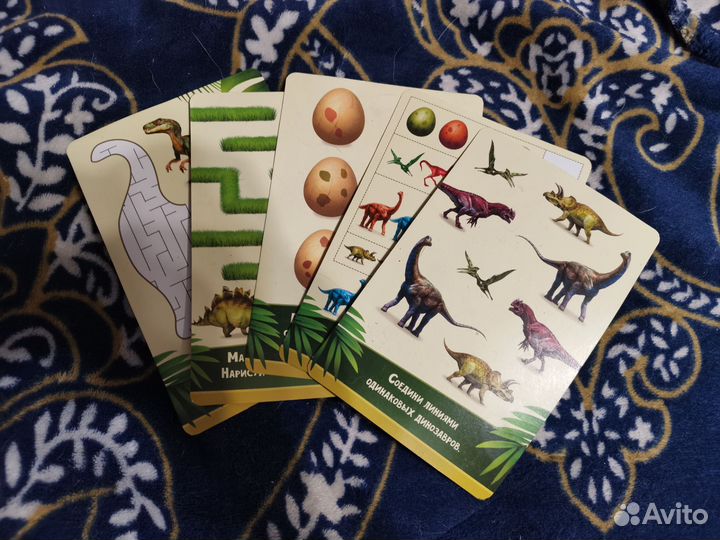 Динозавры фигурки и цеплялки. Большой набор 20 шт