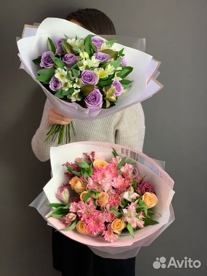 Сборные букеты. Цветы. Доставка